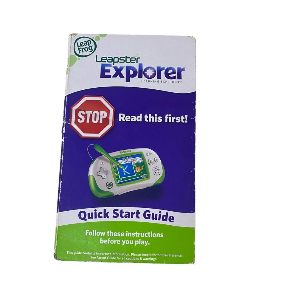 Leapster Explorer Quick Start Guide